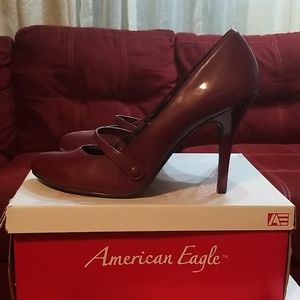 Landry-Landry "Burgundy vino Bourgogne" high heels